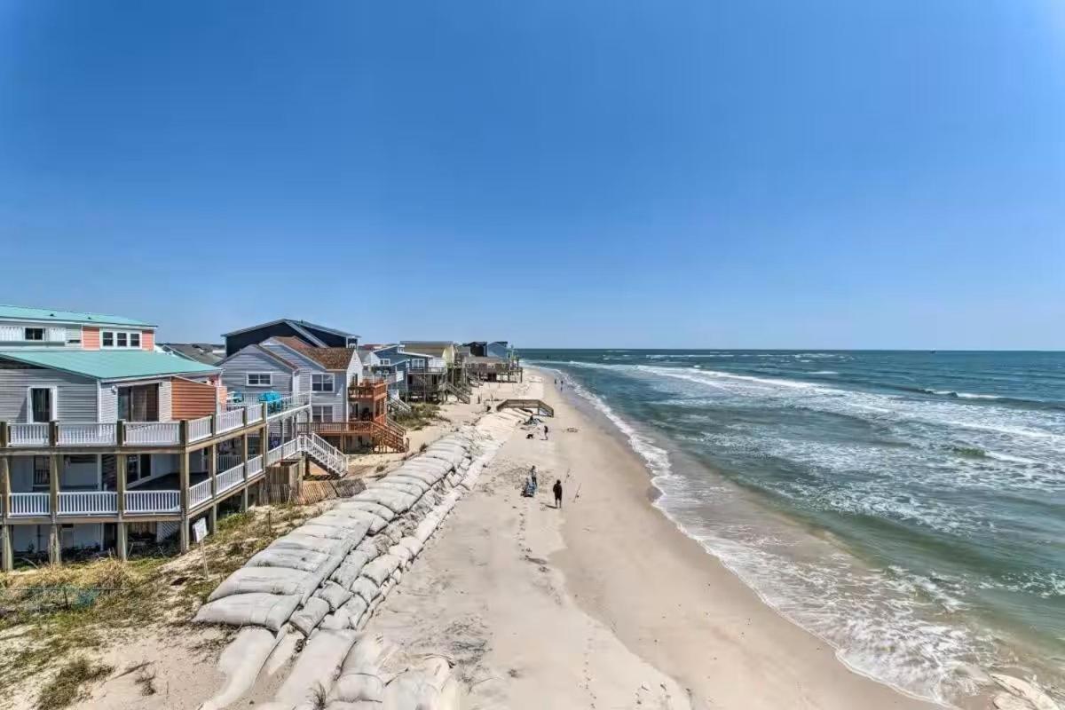 Beachfront Bungalow 301 North Topsail Beach Exterior photo